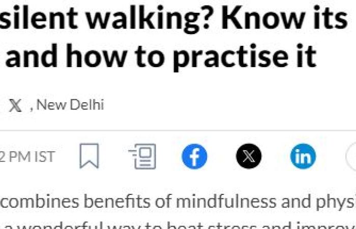 هل سمعت عن المشي الصامت؟.. تعرف على فوائده الصحية